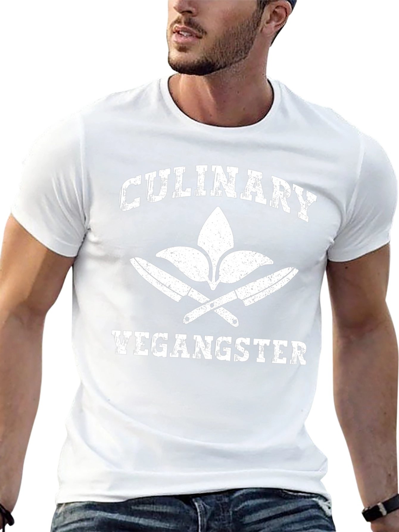 Culinary Vegangster T-Shirt - Vegan Chef Apparel