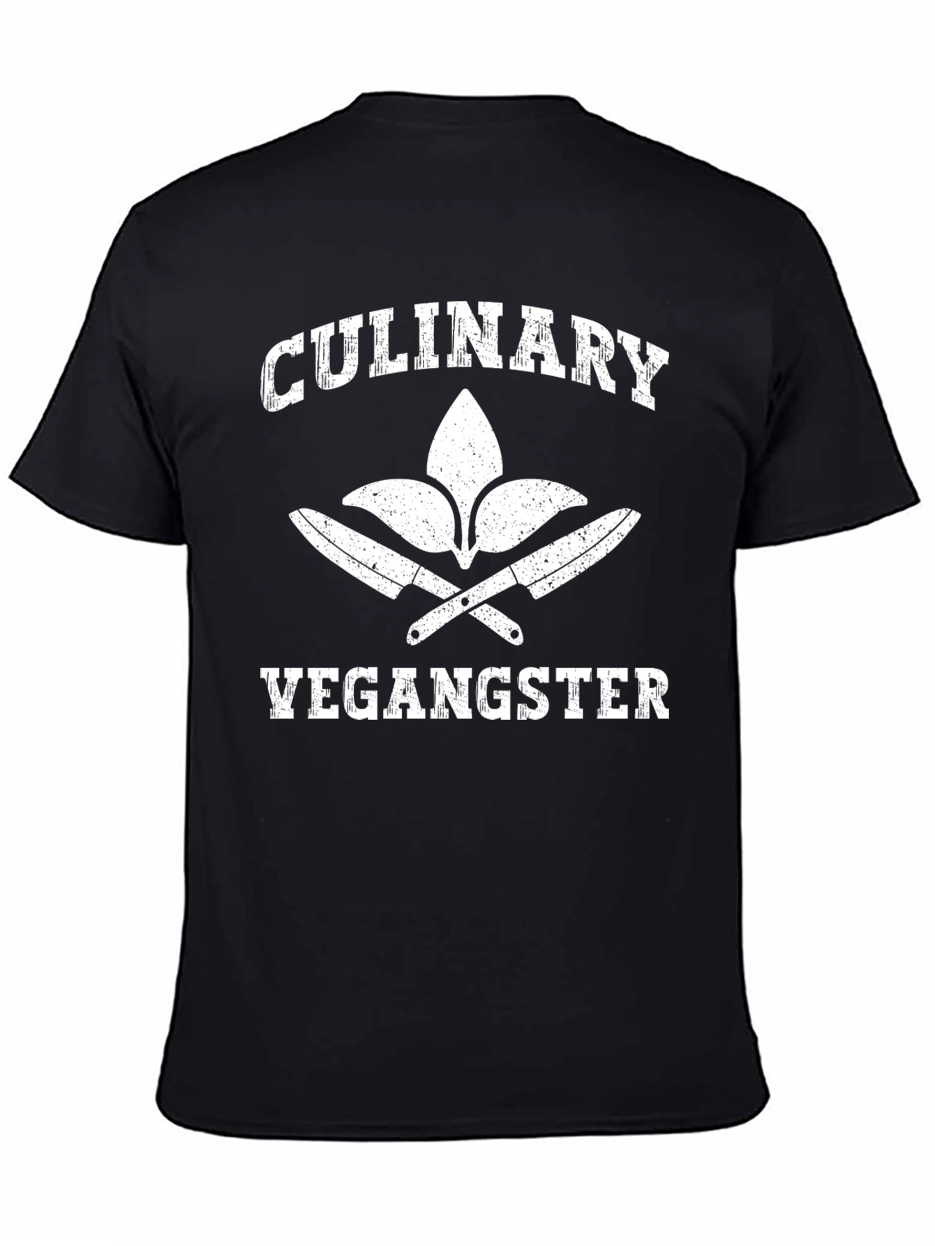 Culinary Vegangster T-Shirt - Vegan Chef Apparel