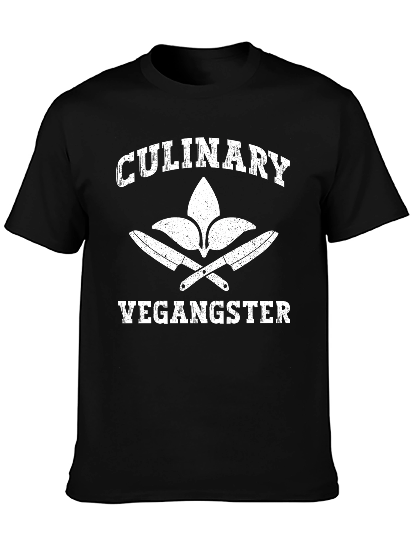 Culinary Vegangster T-Shirt - Vegan Chef Apparel