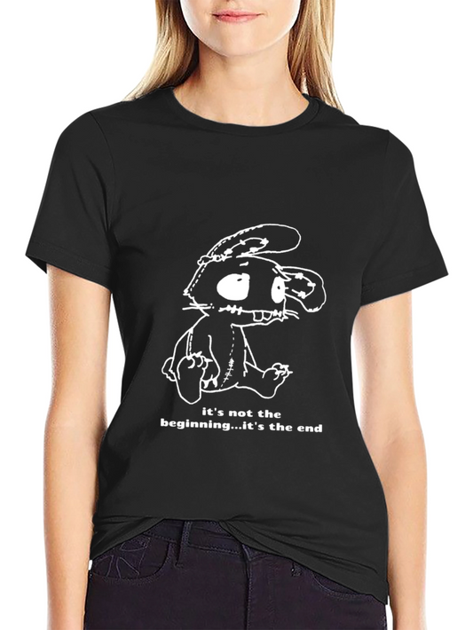 End of Beginning Rabbit Graphic T-Shirt