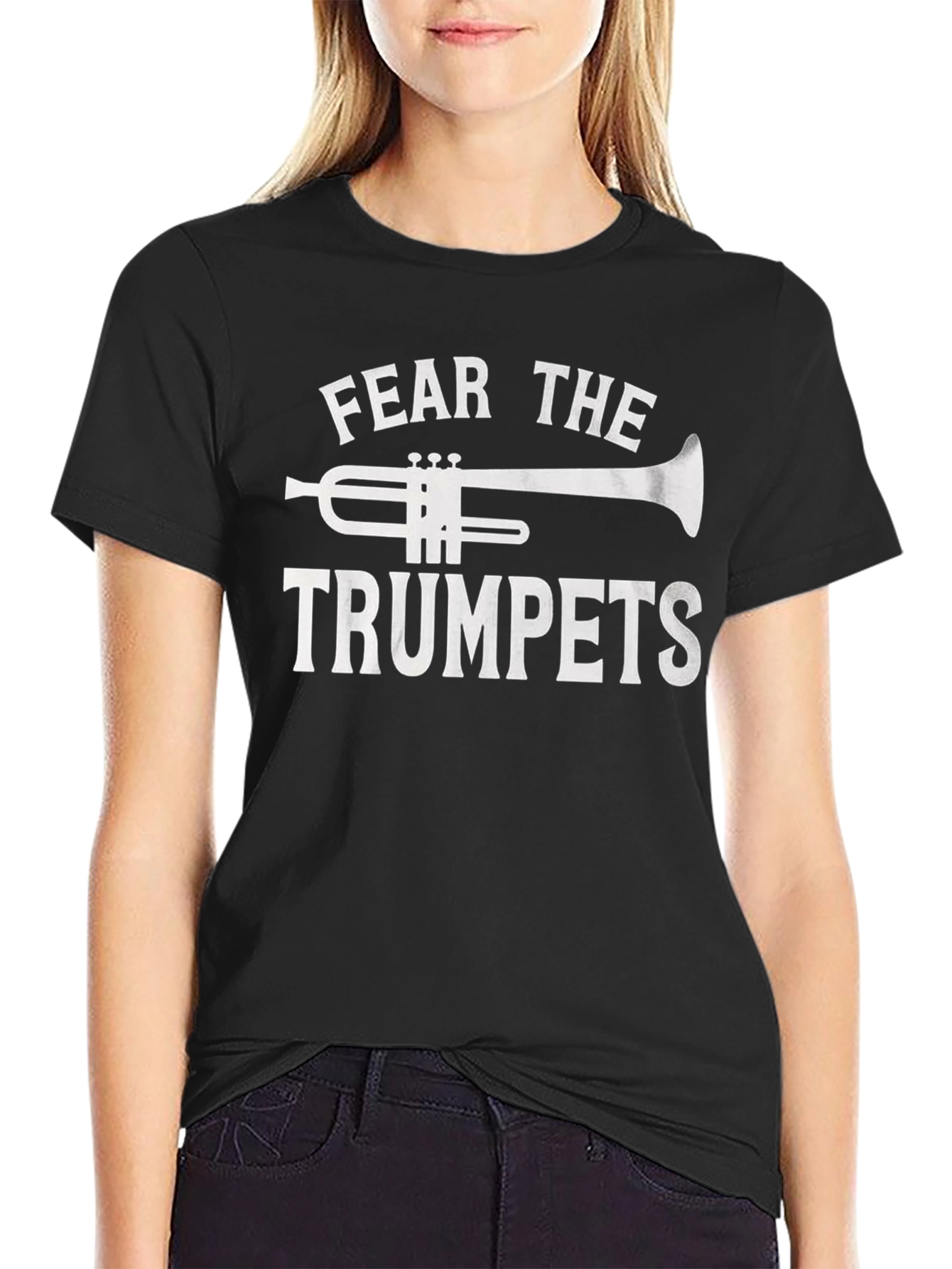 Fear The Trumpets Black T-Shirt