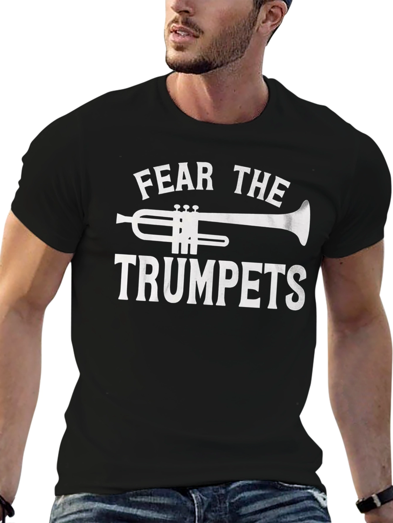 Fear The Trumpets Black T-Shirt