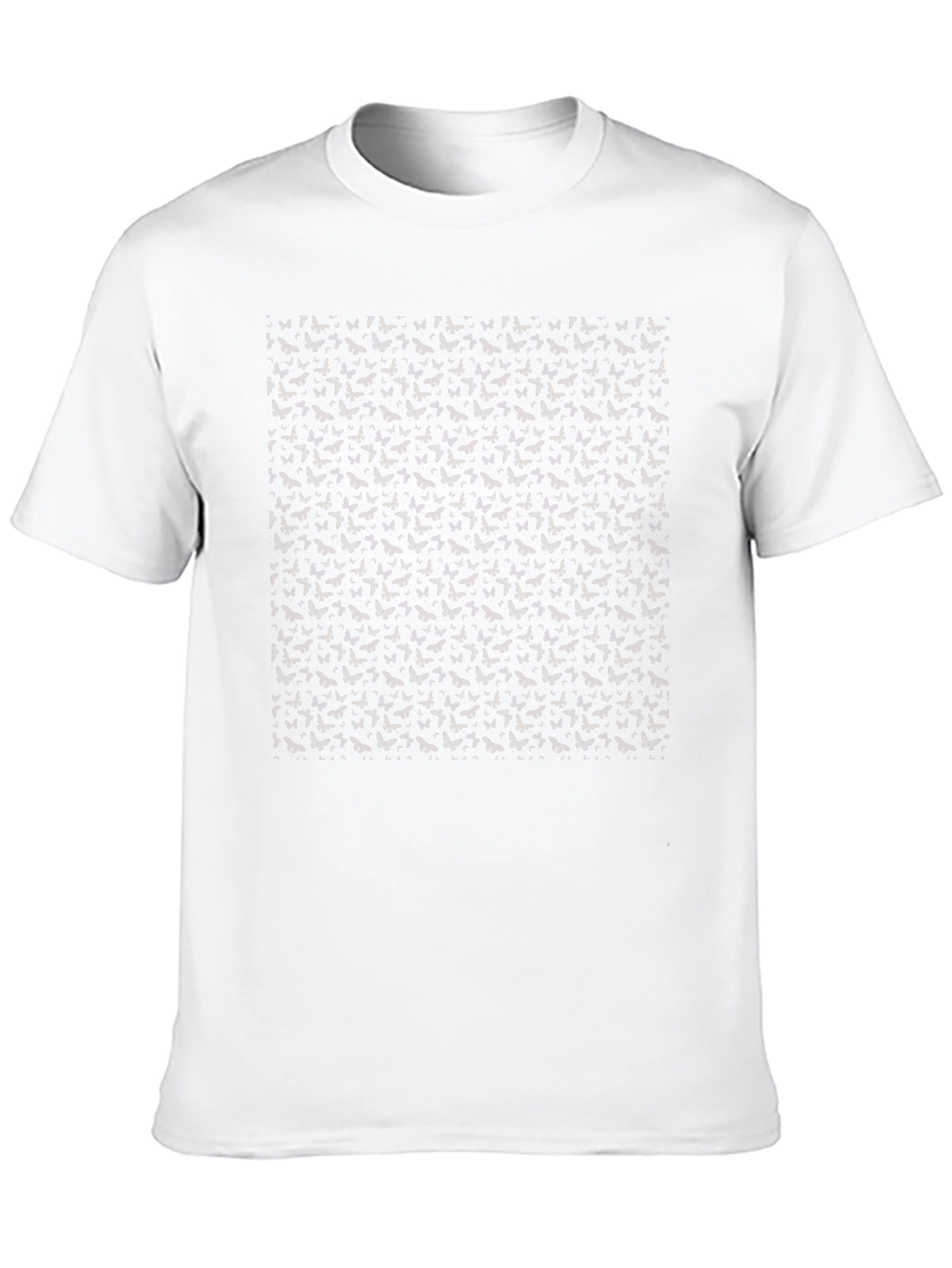 Patterned Black T-Shirt - Modern Casual Style