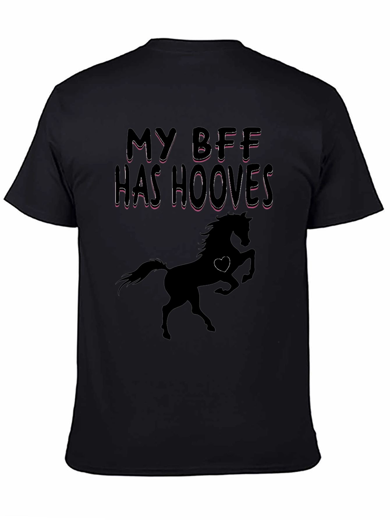 My BFF Has Hooves Horse Graphic T-Shirt