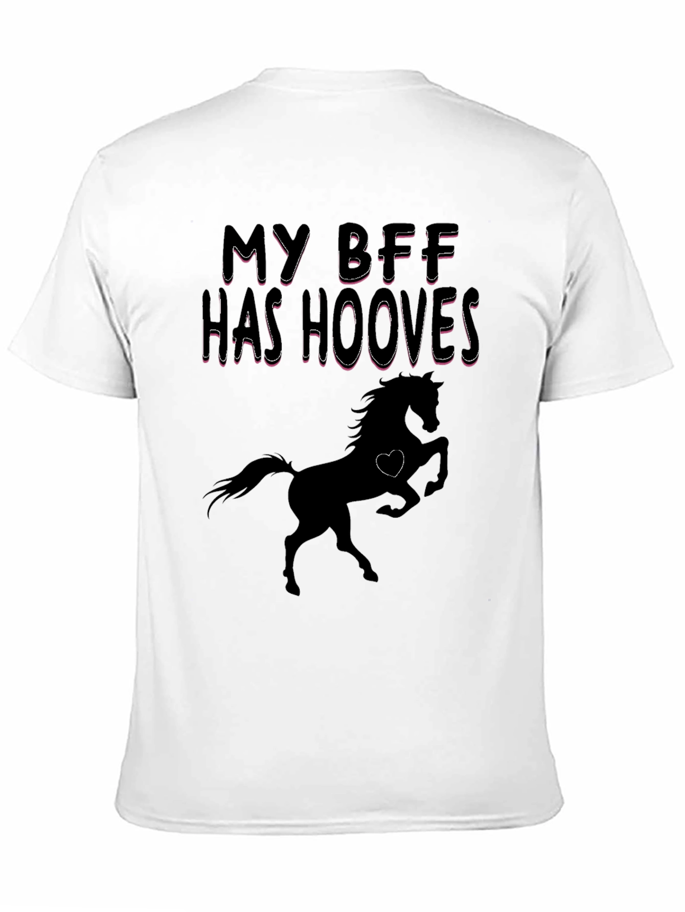 My BFF Has Hooves Horse Graphic T-Shirt