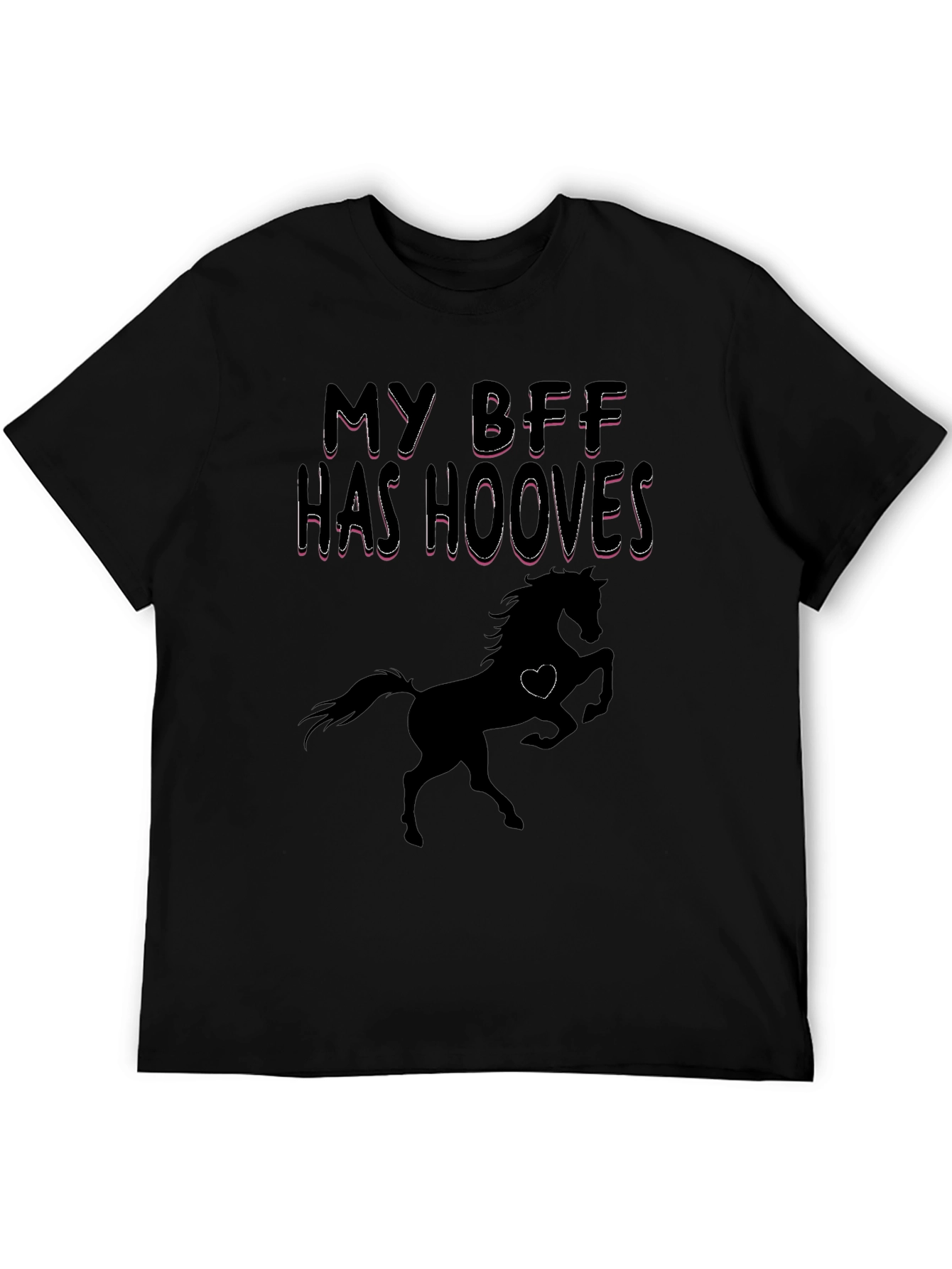 My BFF Has Hooves Horse Graphic T-Shirt