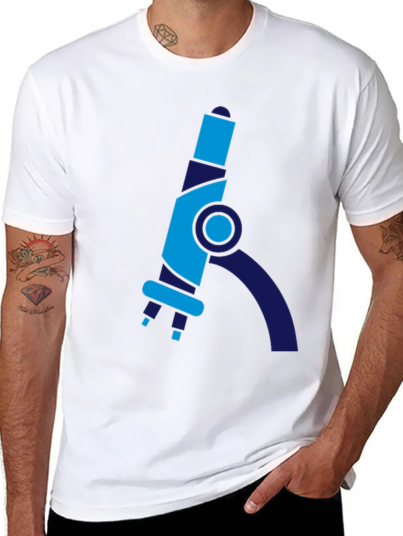 Microscope Graphic Tee - Science Lover Apparel