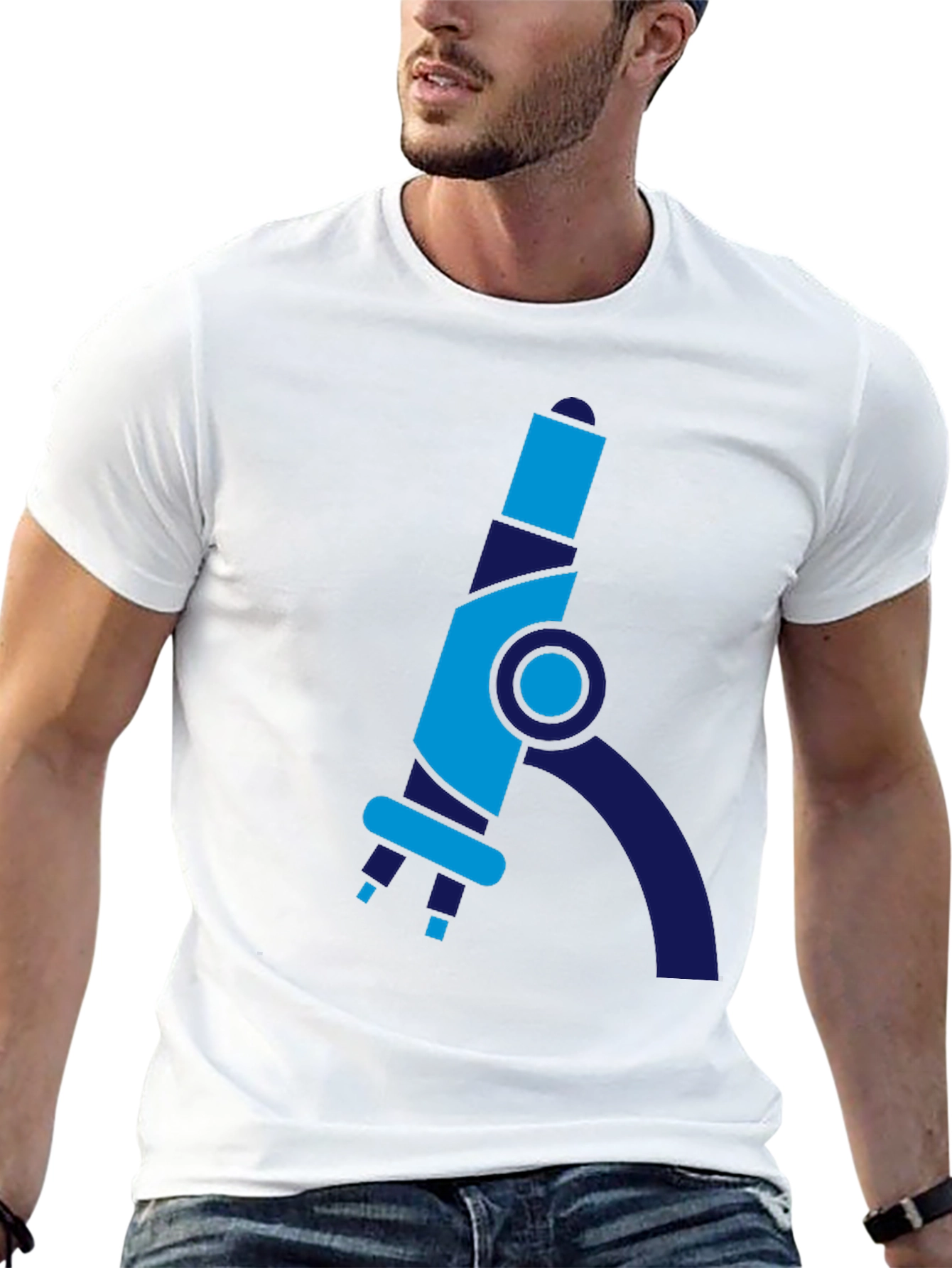Microscope Graphic Tee - Science Lover Apparel