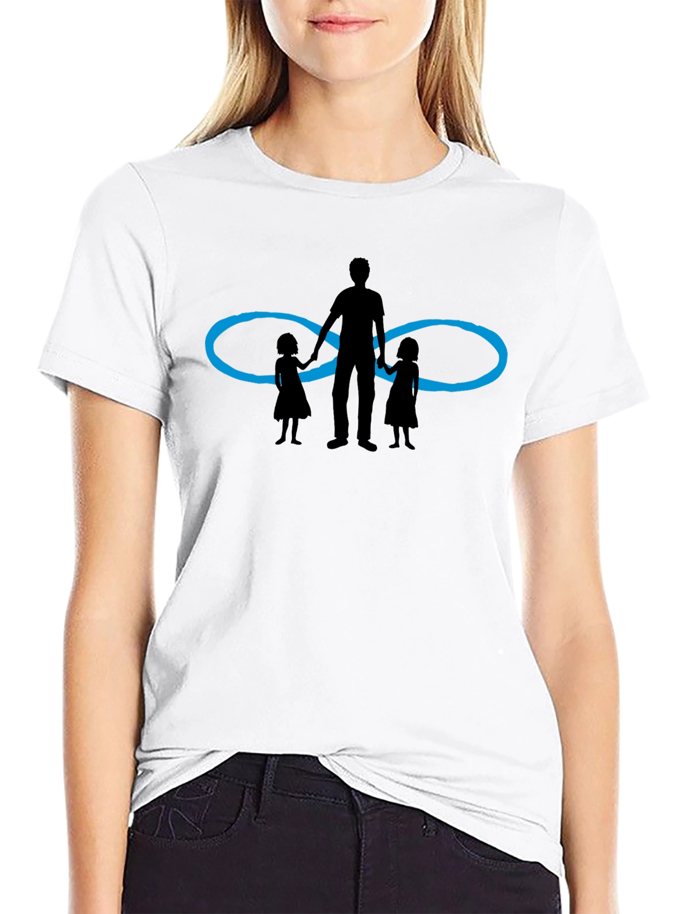 Dad & Daughters Infinity Love Graphic Tee