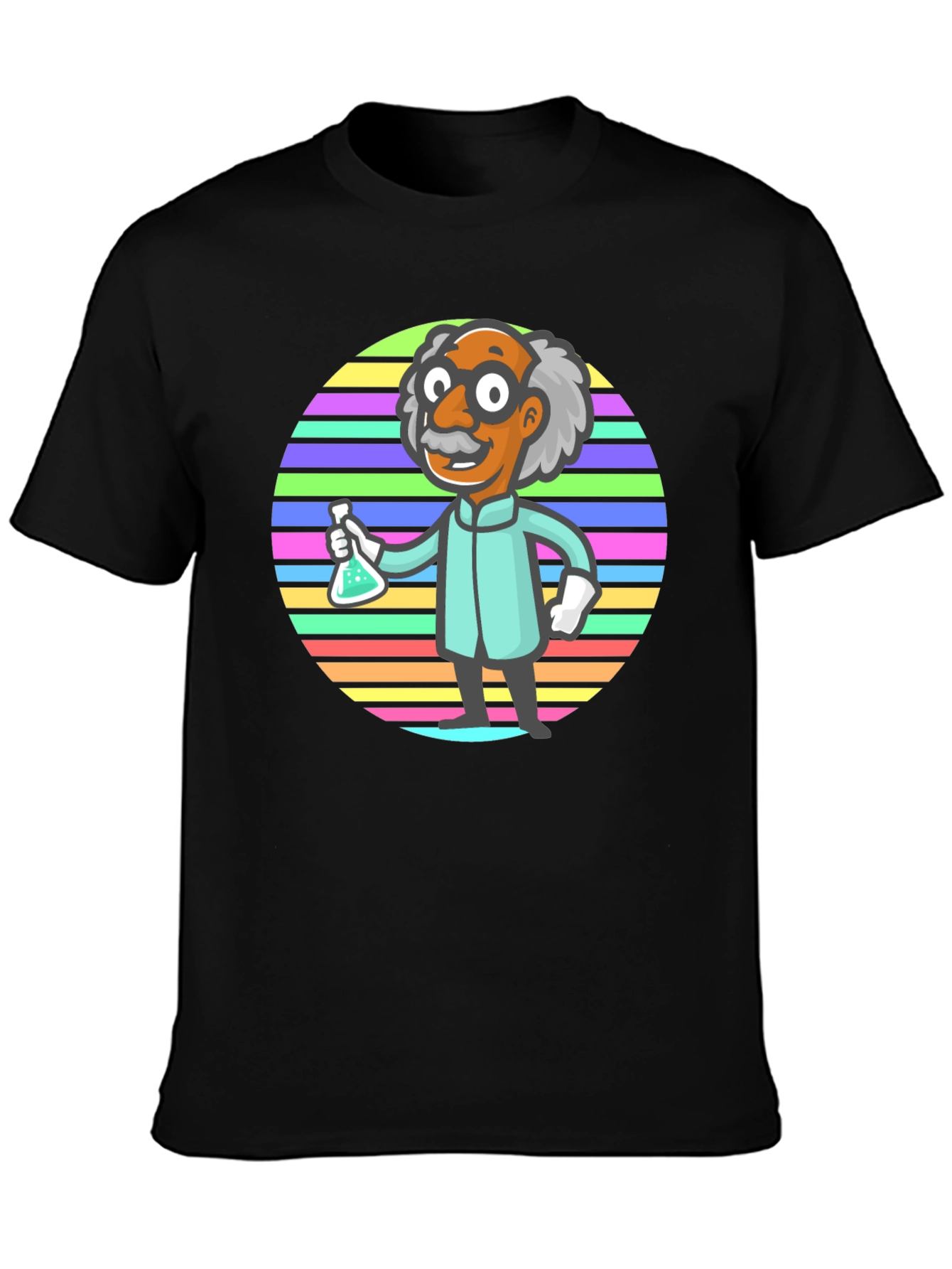 Scientist Graphic T-Shirt - Funky Retro Design