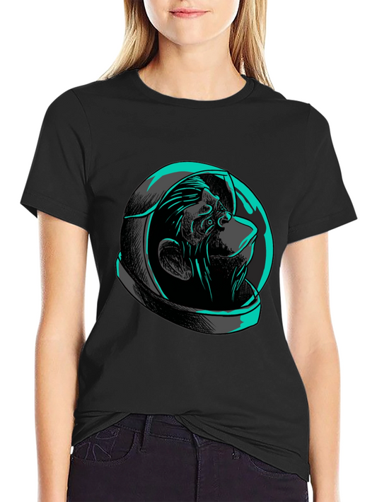 Ape Astronaut Graphic Tee - Black