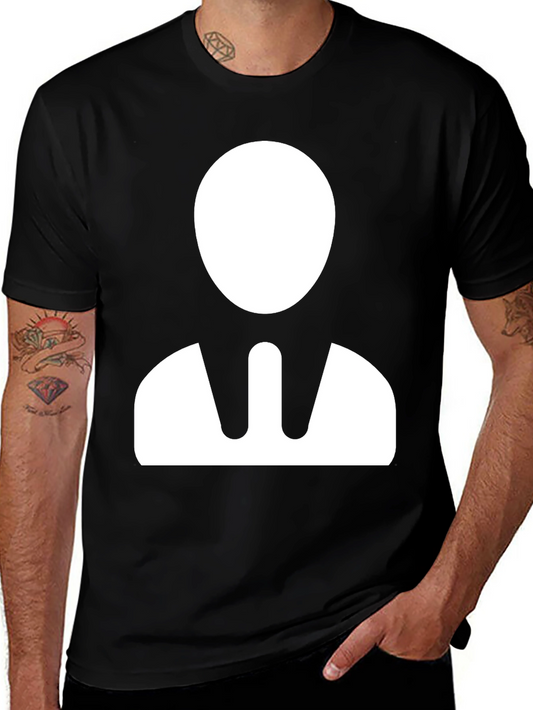 Minimalist Business Man Graphic T-Shirt