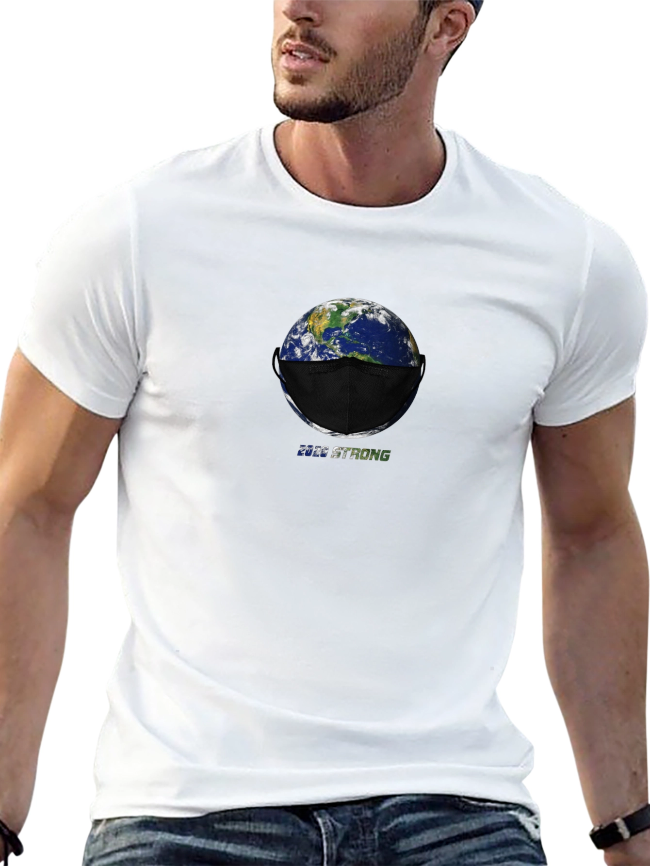 Earth Masked Up T-Shirt - 2020 Strong