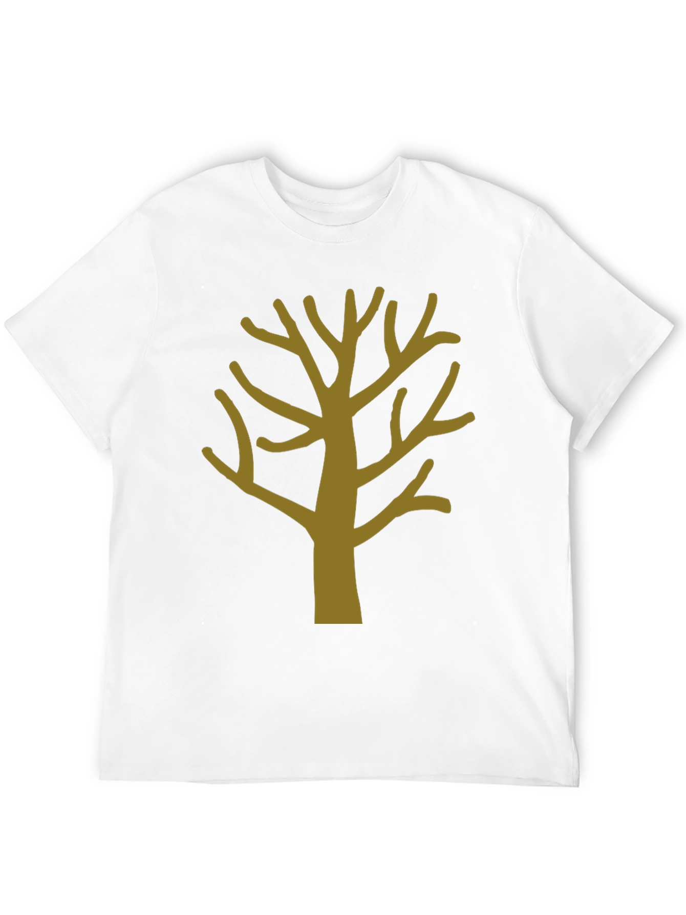 Abstract Tree Graphic Tee - Mens Black T-Shirt