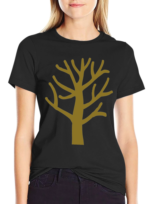 Abstract Tree Graphic Tee - Mens Black T-Shirt
