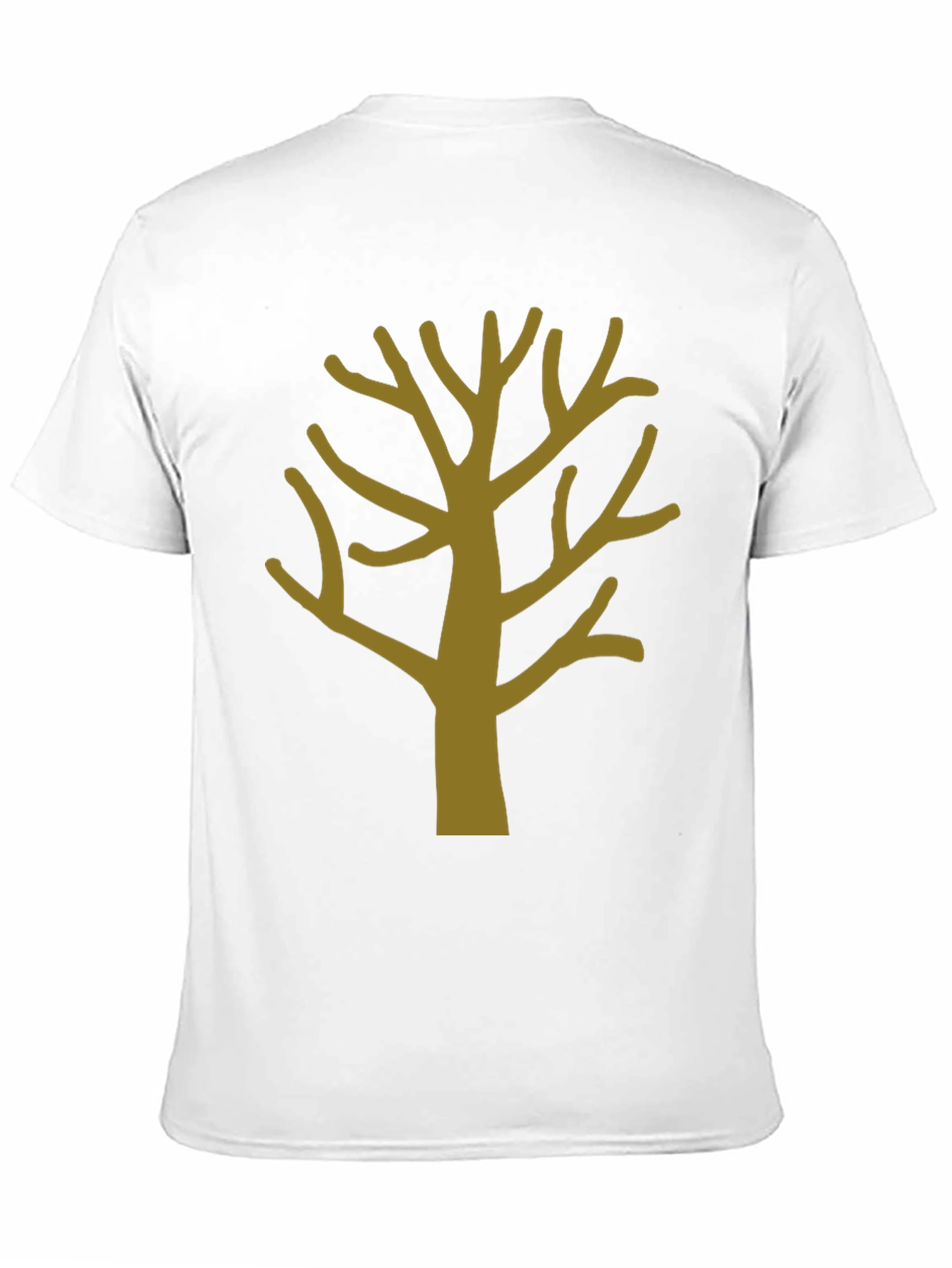 Abstract Tree Graphic Tee - Mens Black T-Shirt
