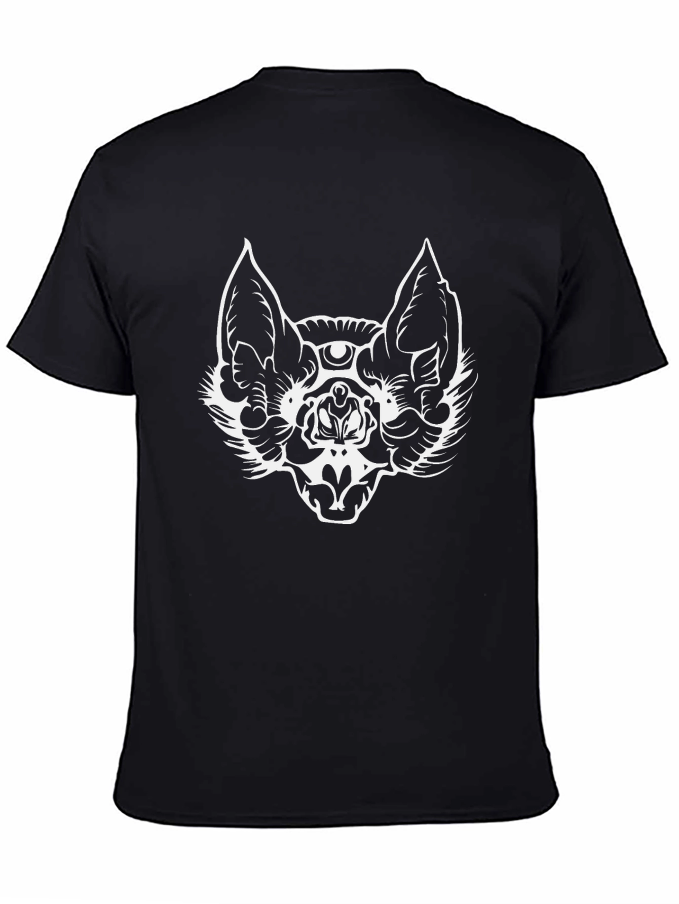 Mystic Bat Graphic Tee - Mens Black T-Shirt