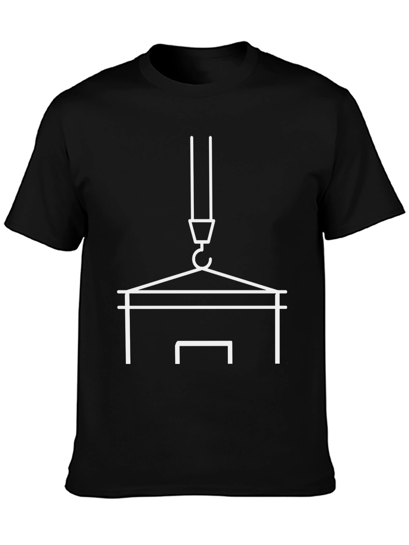 Black Crane Operator T-Shirt