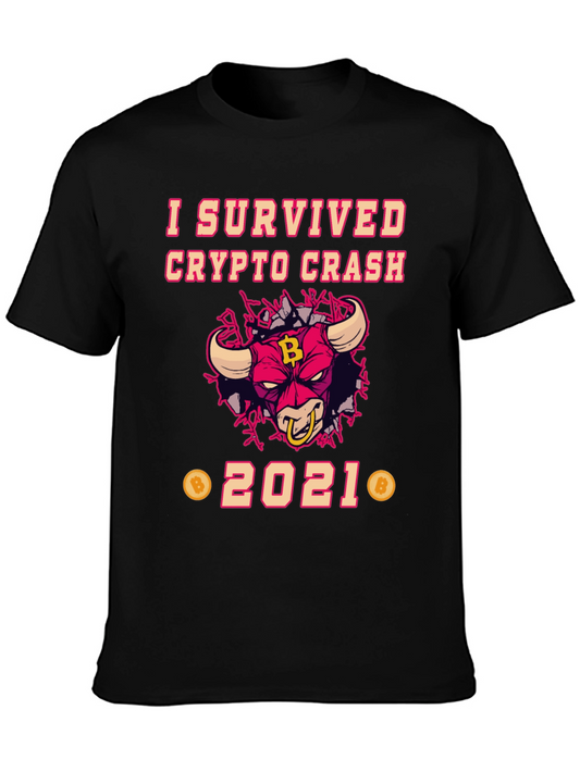 Crypto Crash 2021 Survivor T-Shirt