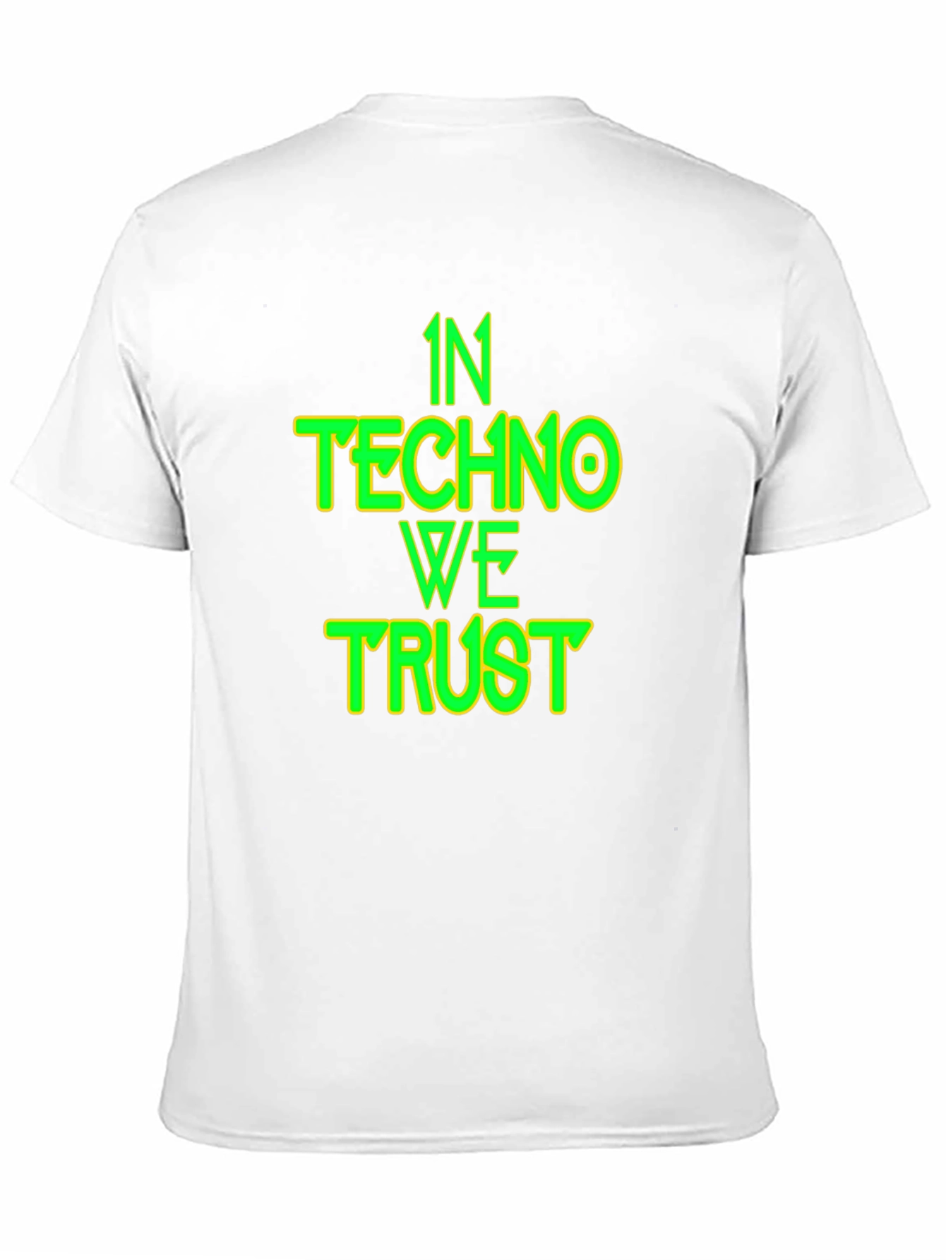 In Techno We Trust Black T-Shirt - EDM Rave