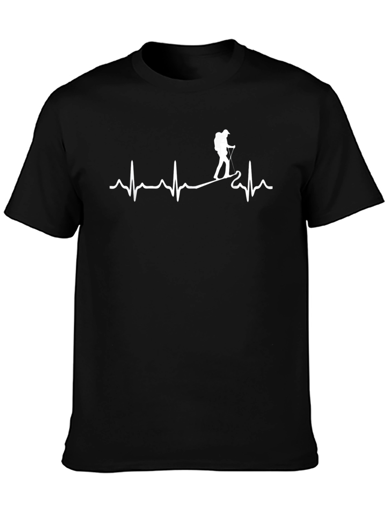 Hiking Heartbeat T-Shirt: Outdoor Adventure Tee