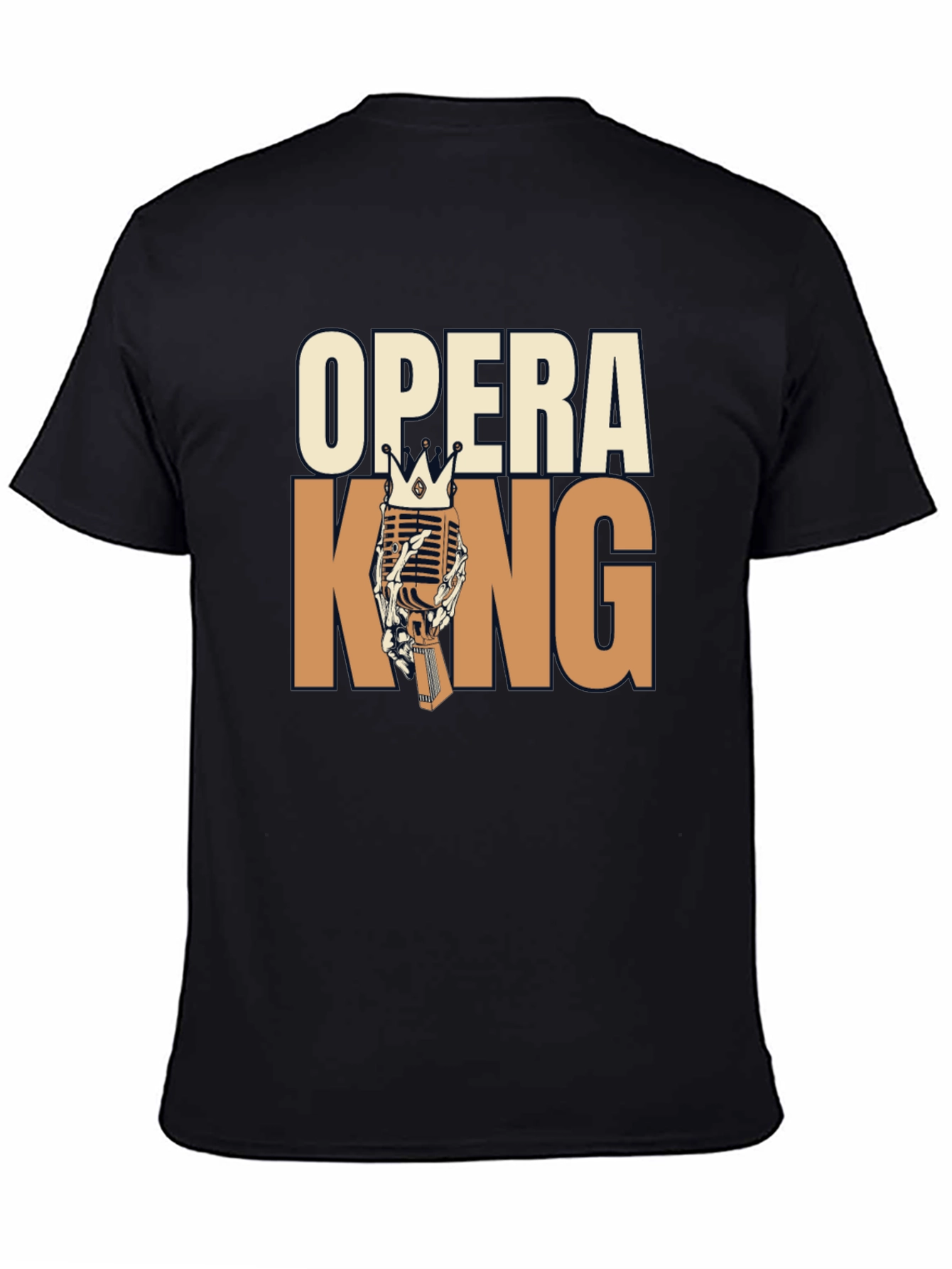 Opera King Graphic T-Shirt - Music Royalty Tee
