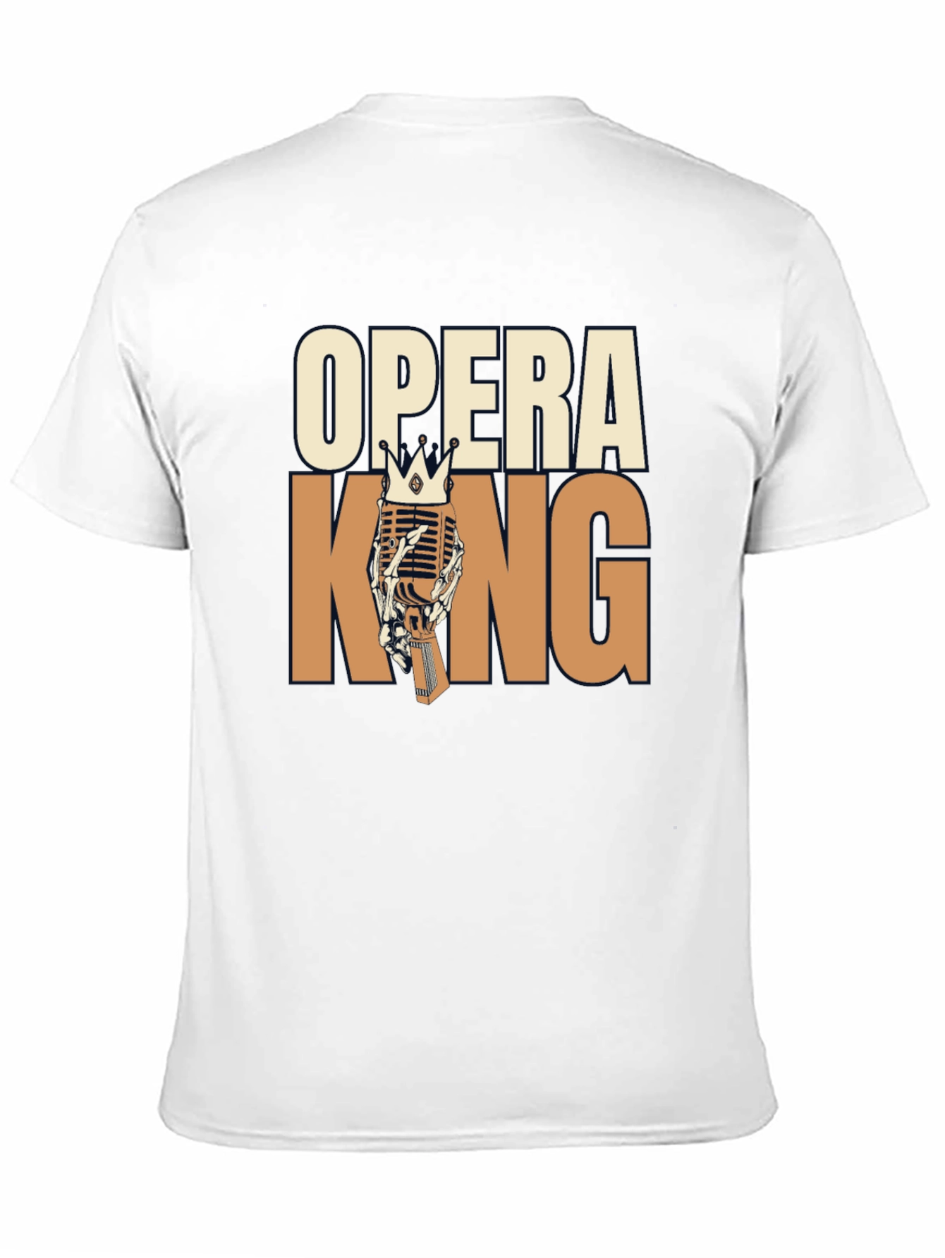 Opera King Graphic T-Shirt - Music Royalty Tee
