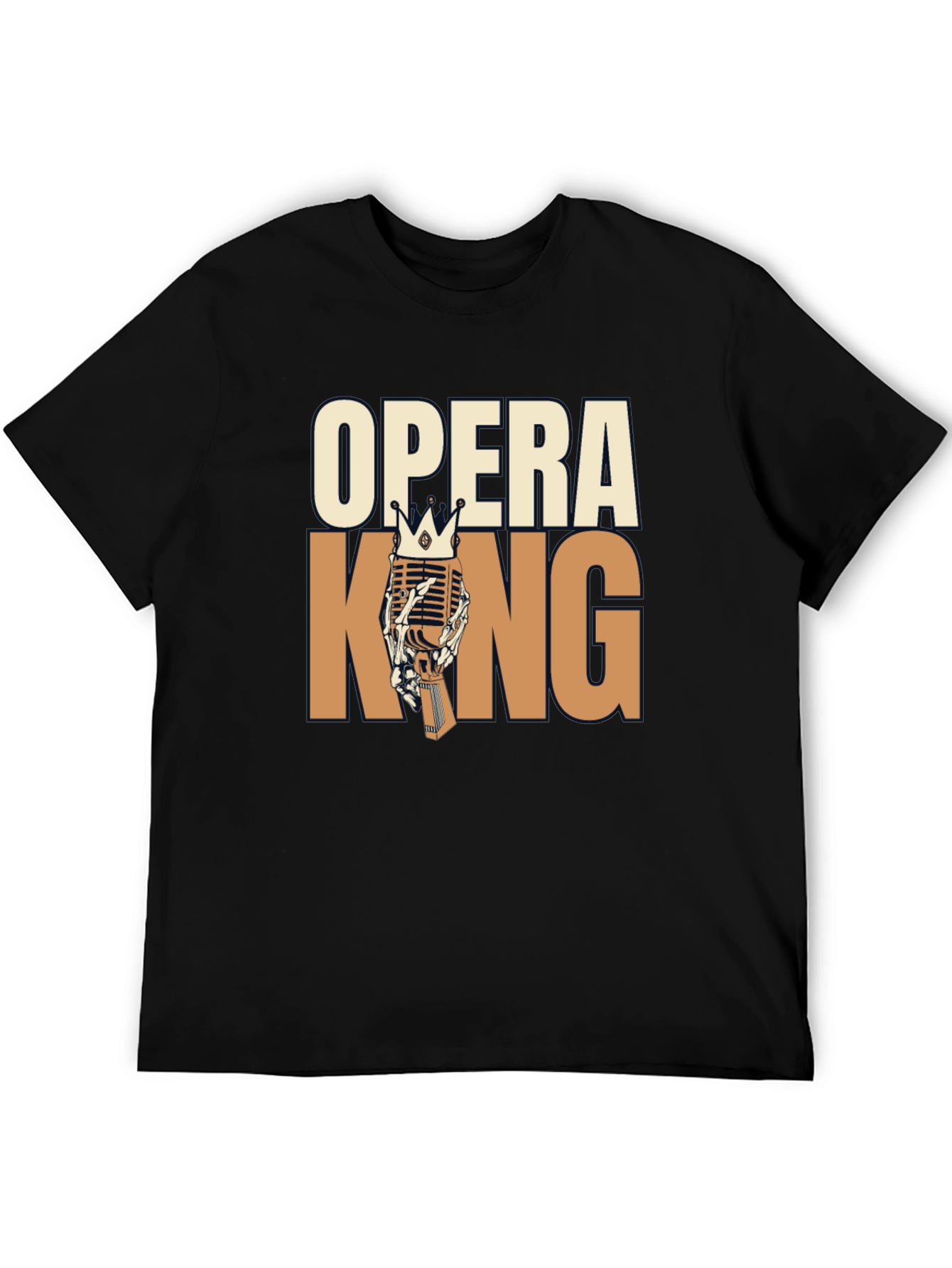 Opera King Graphic T-Shirt - Music Royalty Tee