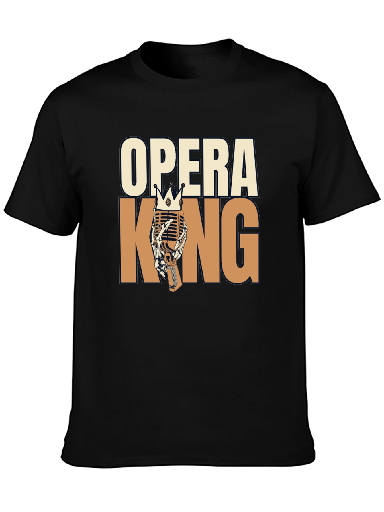 Opera King Graphic T-Shirt - Music Royalty Tee