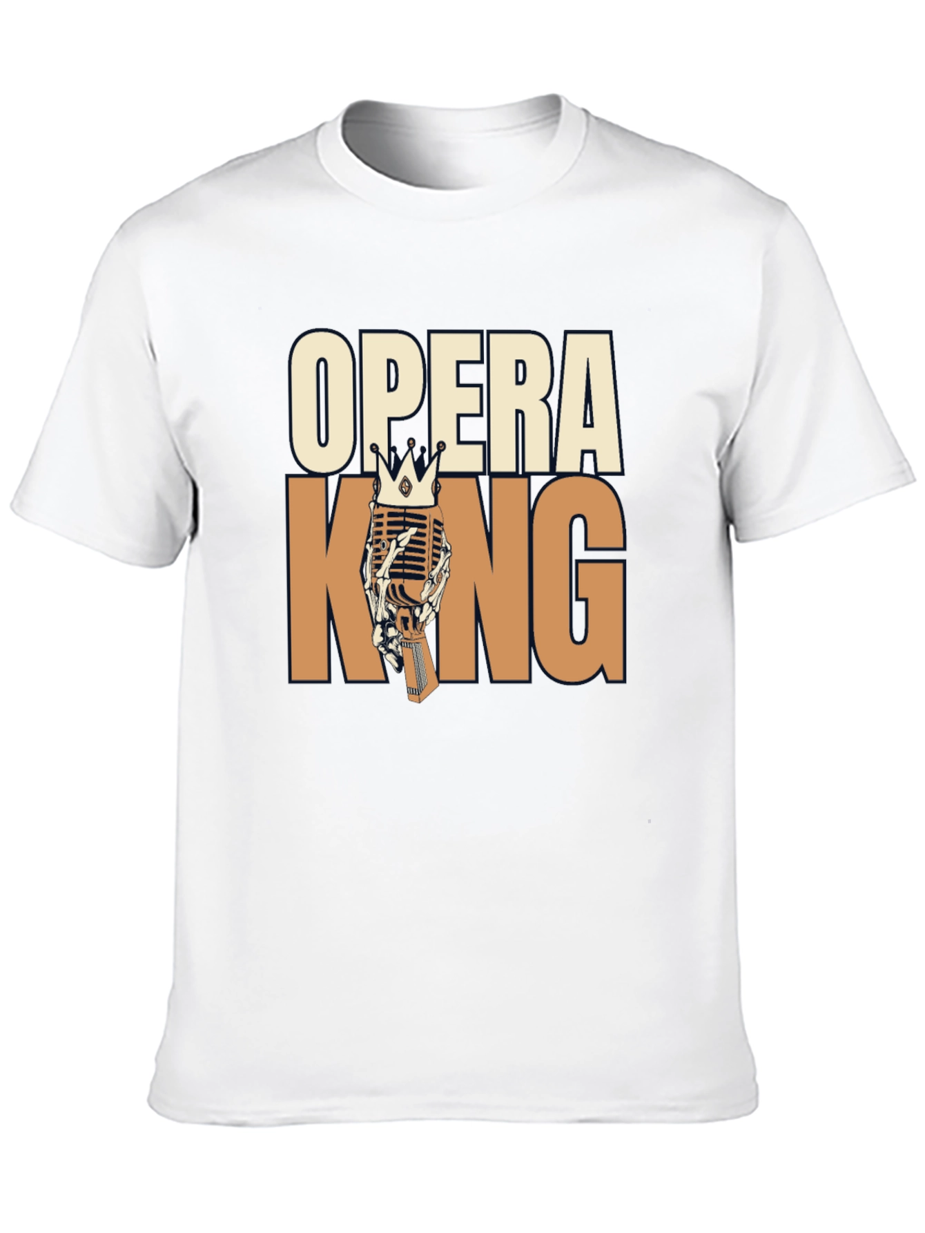 Opera King Graphic T-Shirt - Music Royalty Tee