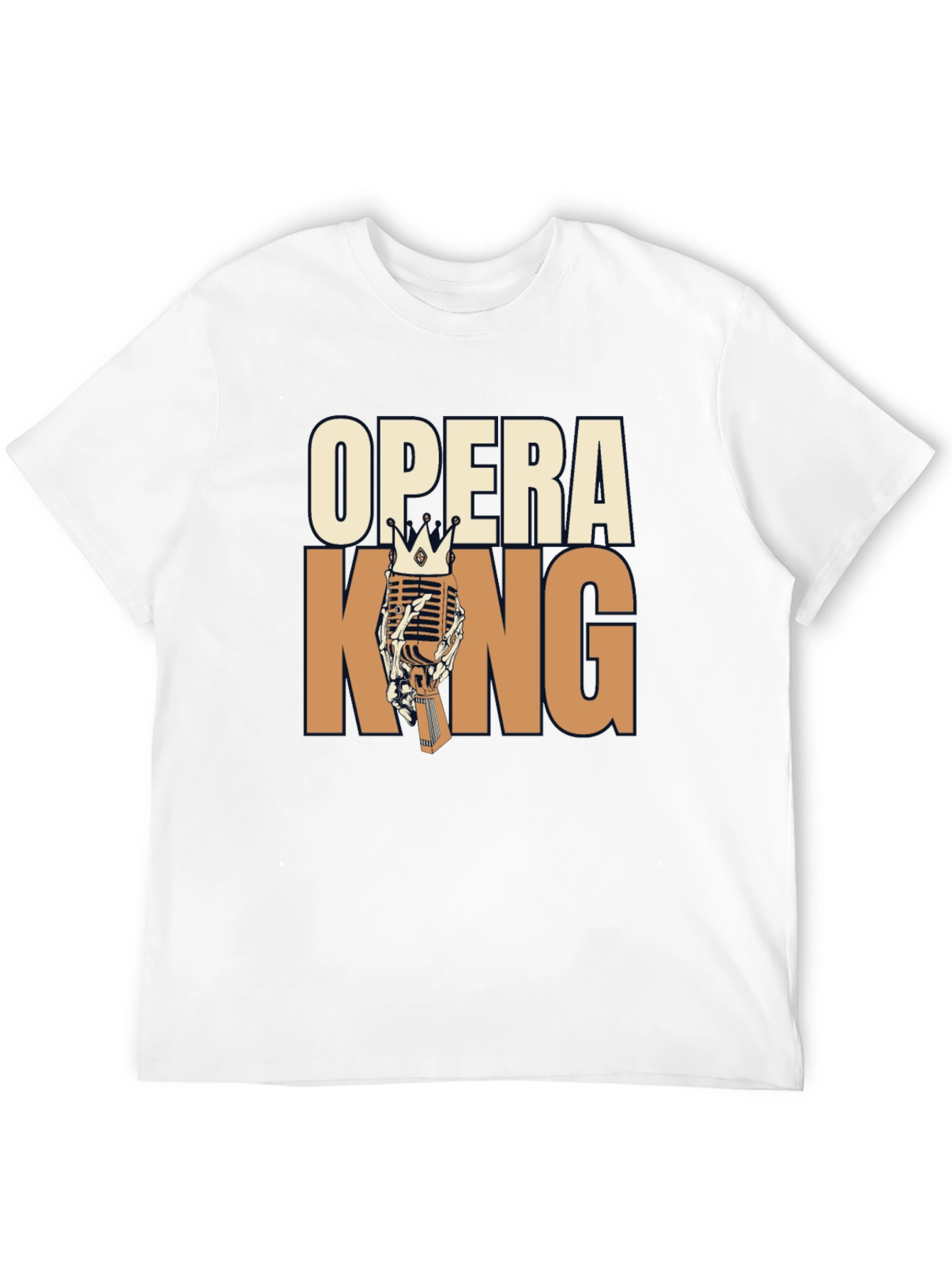 Opera King Graphic T-Shirt - Music Royalty Tee