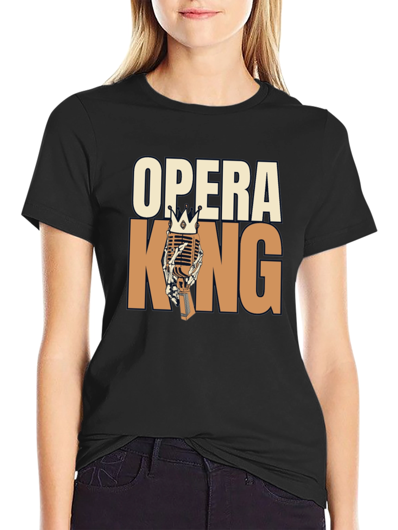 Opera King Graphic T-Shirt - Music Royalty Tee