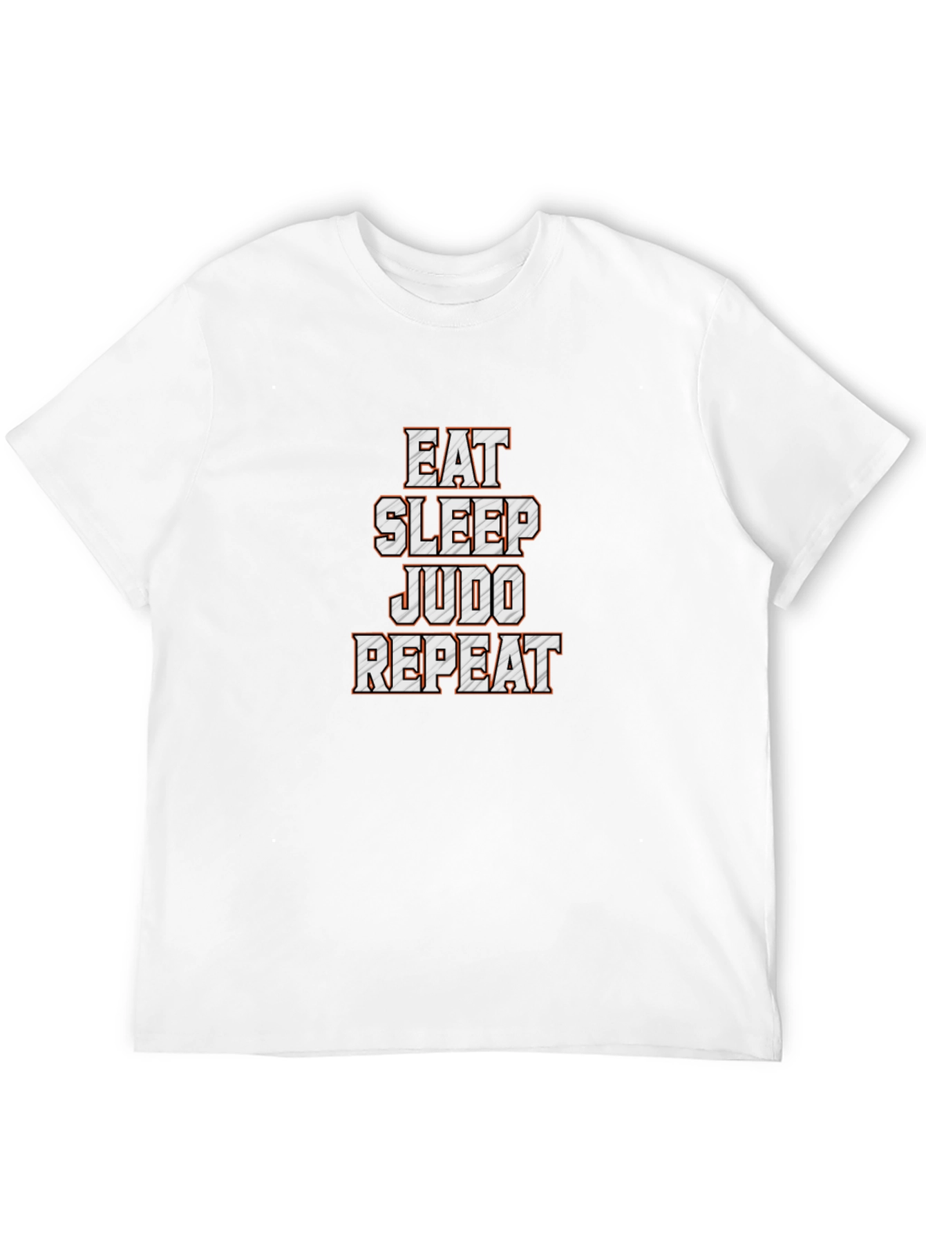 Eat Sleep Judo Repeat T-Shirt - Black