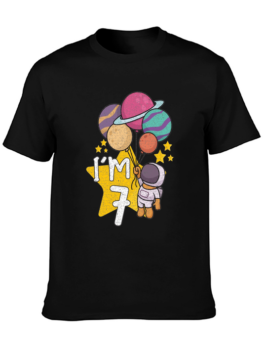 Im 7 Astronaut Birthday T-Shirt