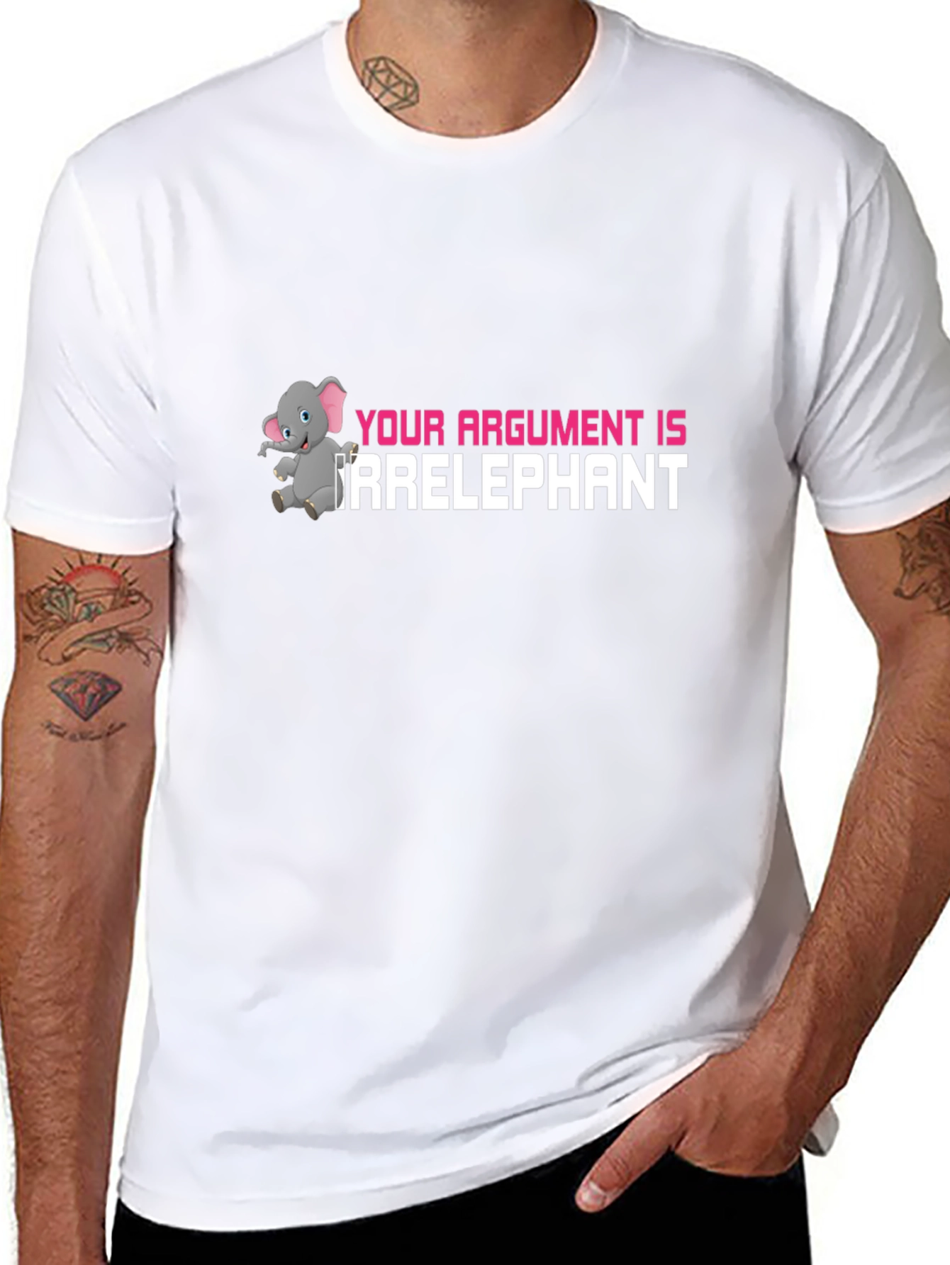 Irrelephant T-Shirt - Funny Elephant Graphic Tee