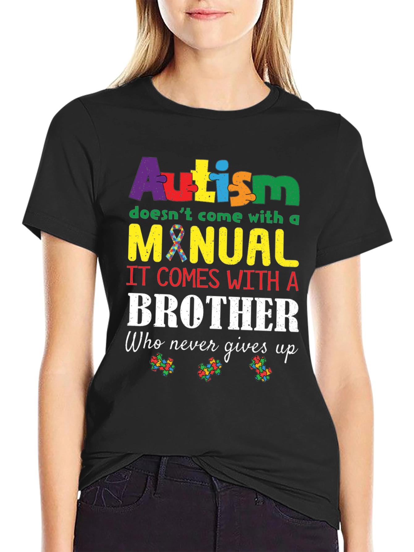 Autism Brother T-Shirt:  Autism Awareness Tee