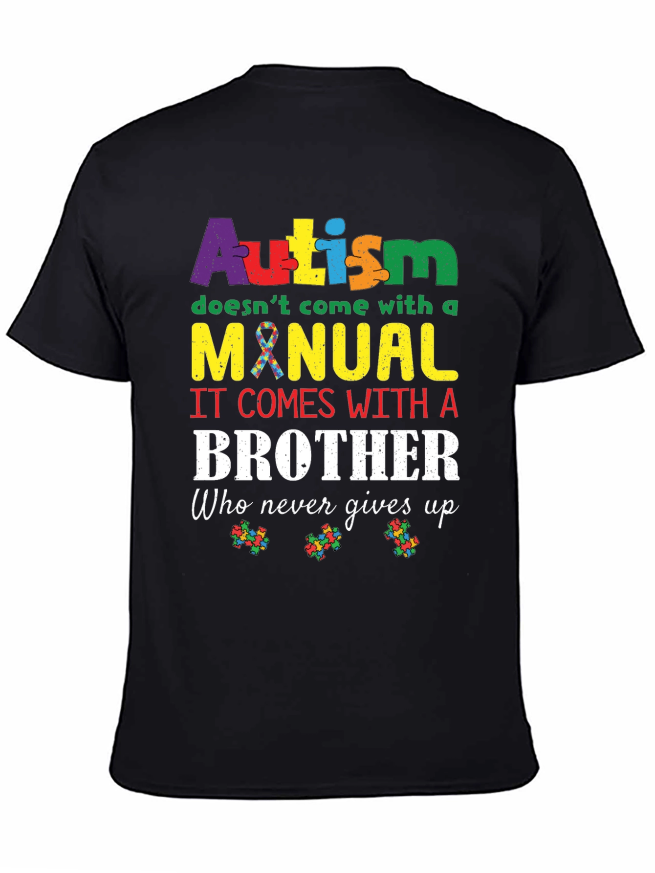 Autism Brother T-Shirt:  Autism Awareness Tee