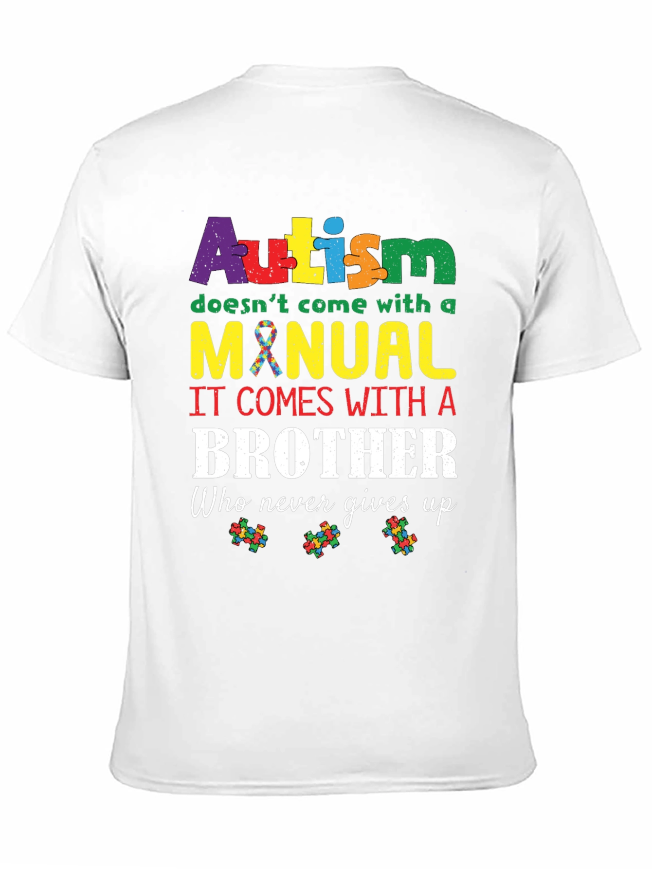 Autism Brother T-Shirt:  Autism Awareness Tee