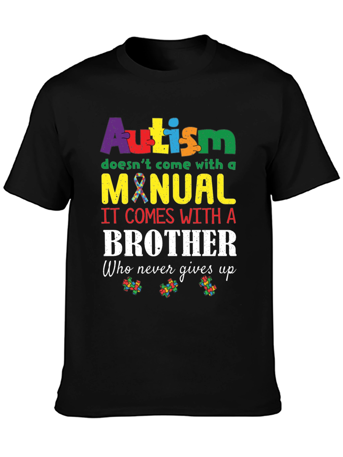 Autism Brother T-Shirt:  Autism Awareness Tee