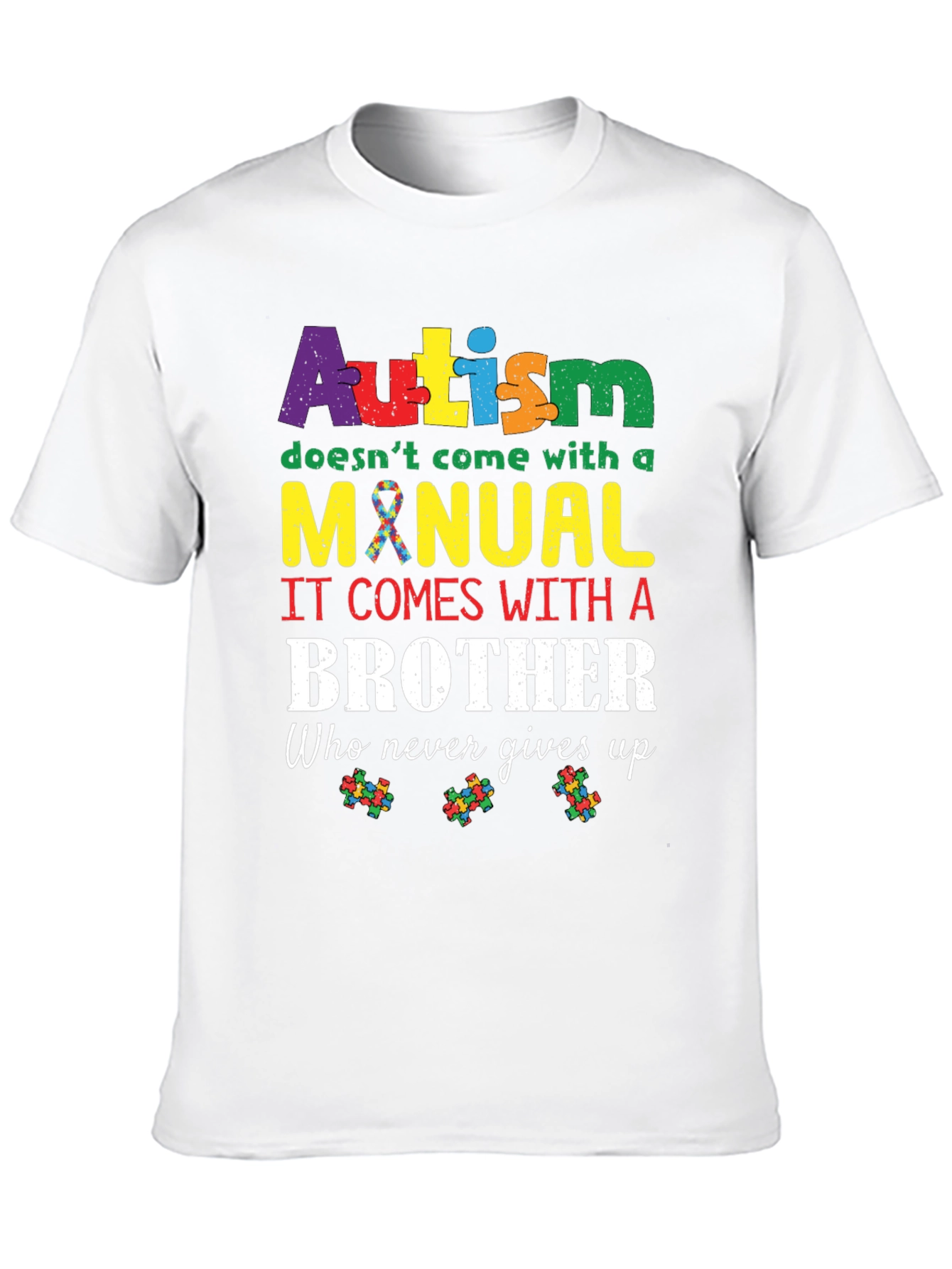 Autism Brother T-Shirt:  Autism Awareness Tee