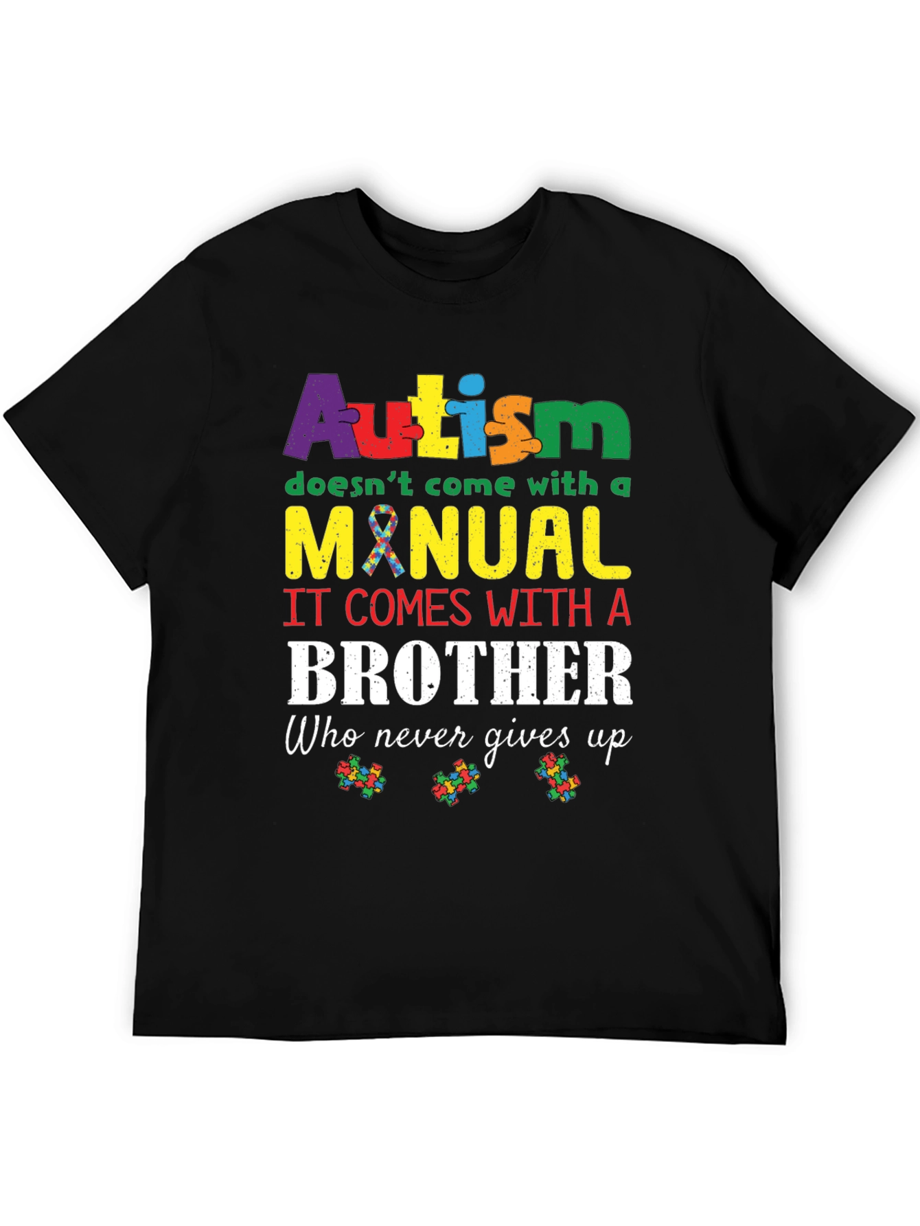 Autism Brother T-Shirt:  Autism Awareness Tee