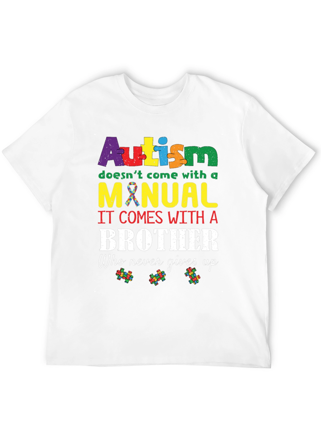 Autism Brother T-Shirt:  Autism Awareness Tee