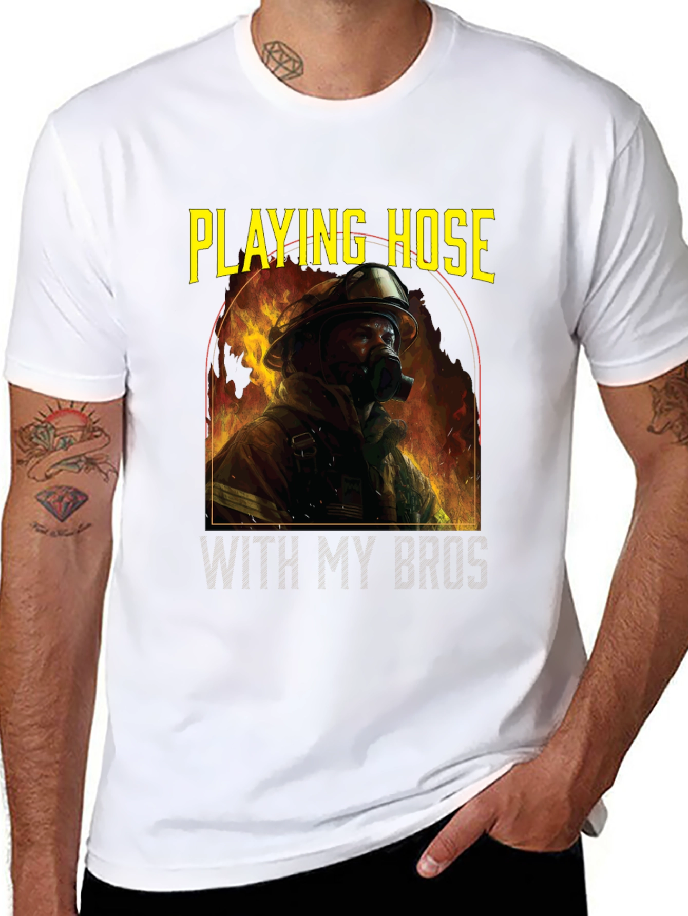 Playing Hose With My Bros T-Shirt