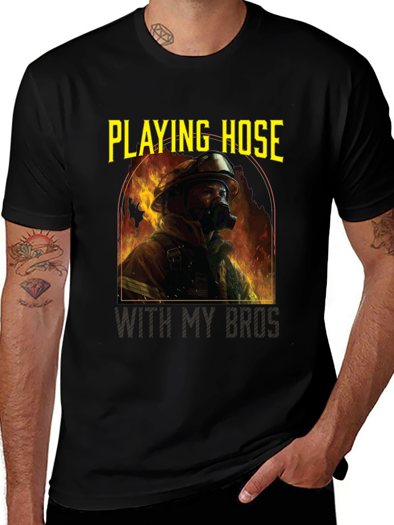 Playing Hose With My Bros T-Shirt