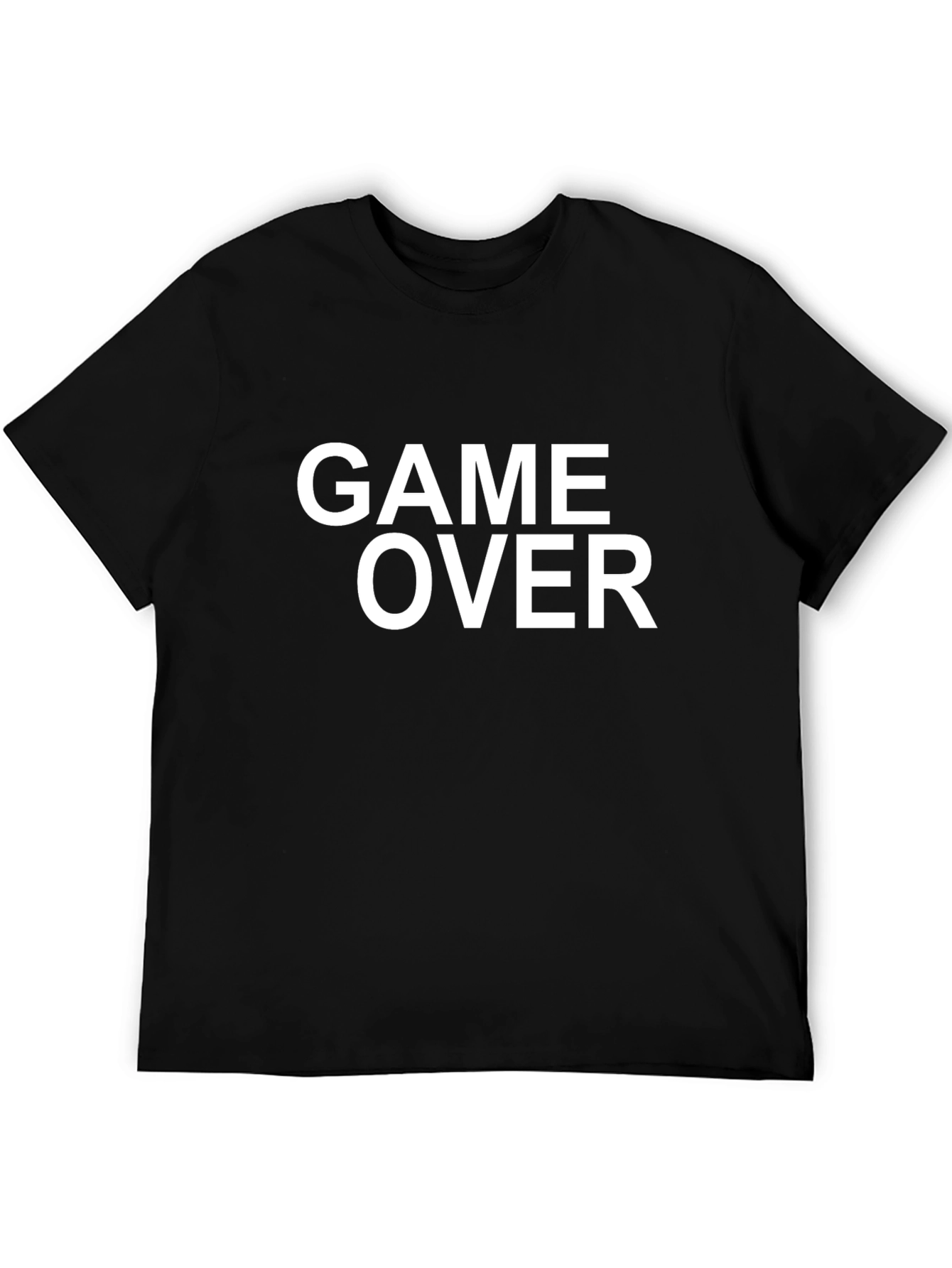 Game Over T-Shirt - Black Graphic Tee