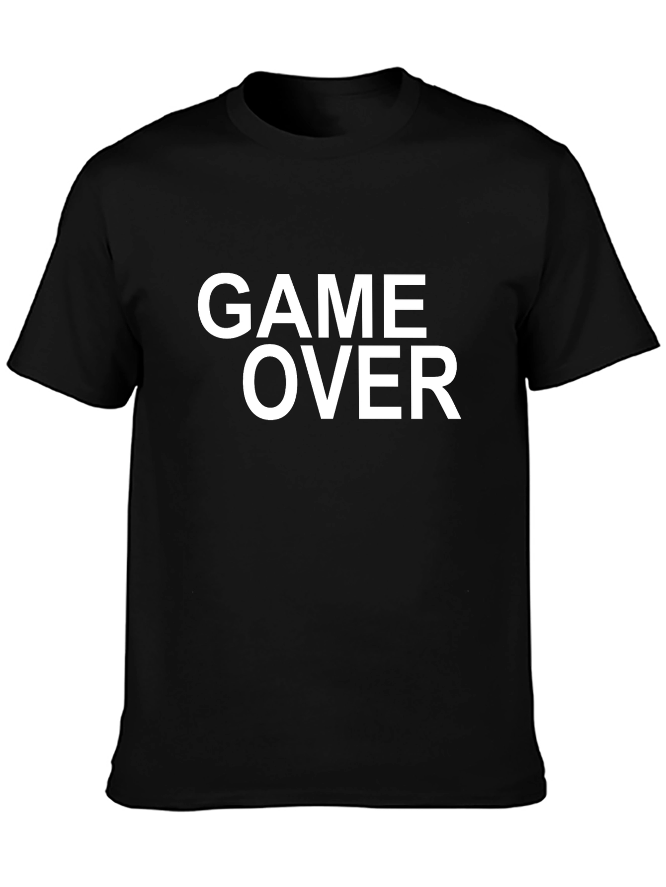 Game Over T-Shirt - Black Graphic Tee