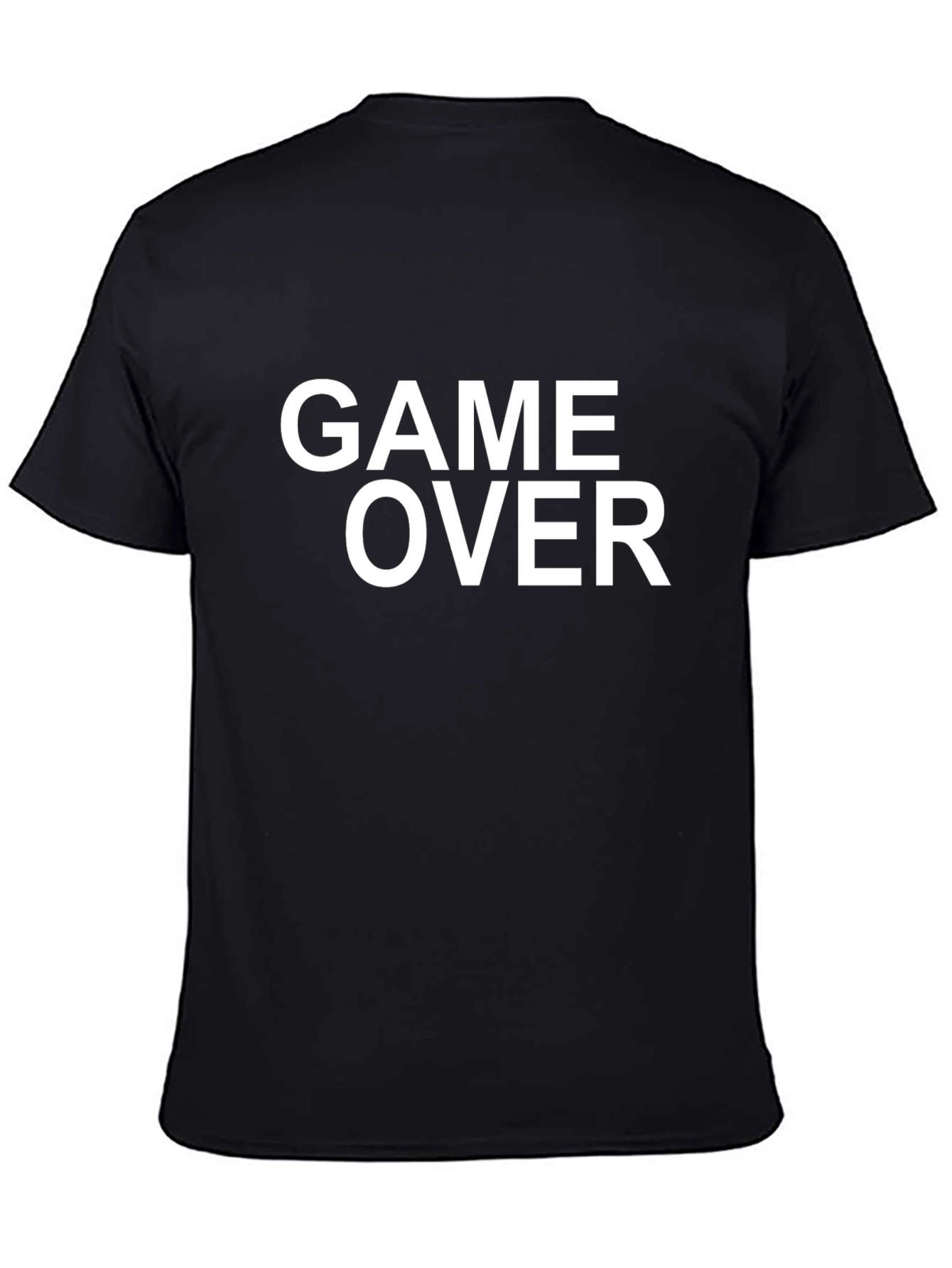 Game Over T-Shirt - Black Graphic Tee