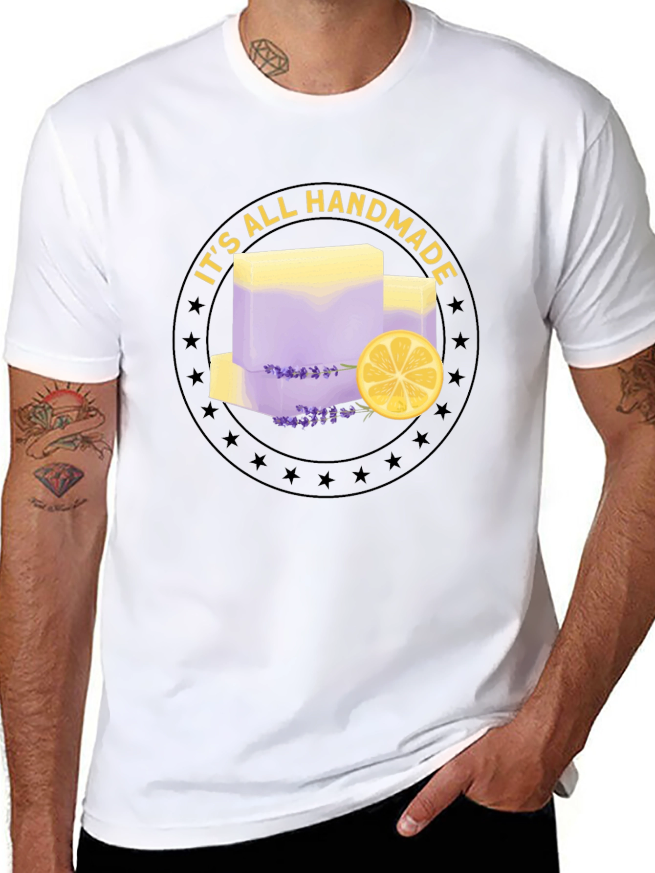Handmade Soap Graphic Tee - Fresh & Clean