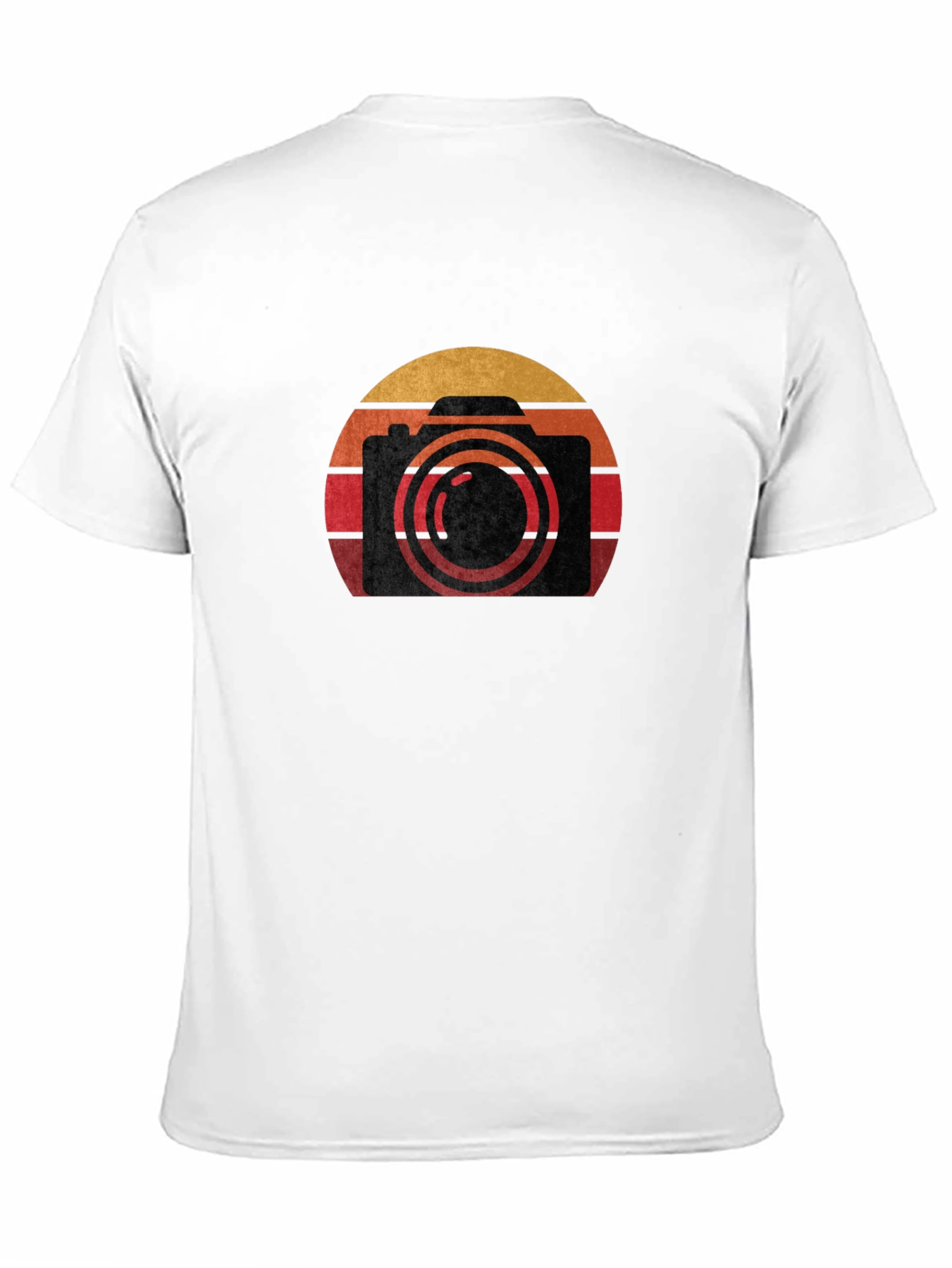 Retro Camera Graphic T-Shirt - Sunset Photographer Tee