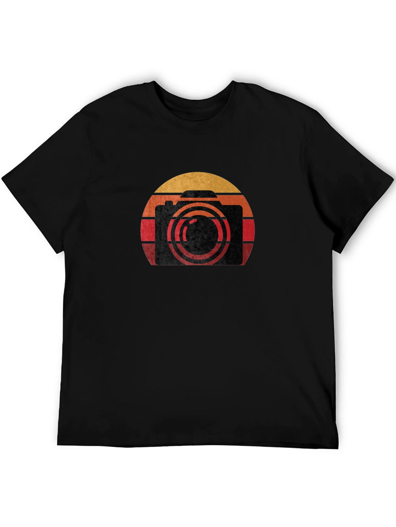 Retro Camera Graphic T-Shirt - Sunset Photographer Tee